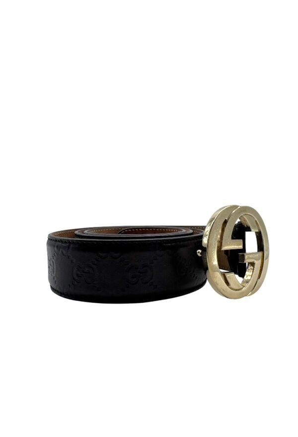 GUCCI -  INTERLOCKING MONOGRAM BELT - Image 10